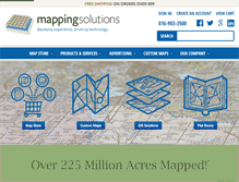 Tablet Screenshot of mappingsolutionsgis.com